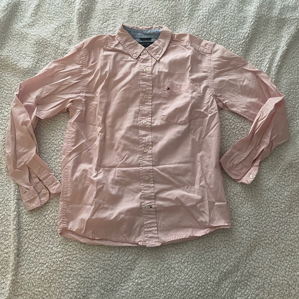 Tommy Hilfiger Light Pink Button Down Shirt